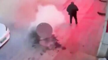 Meydana gelen patlamada ağır yaralandı