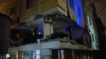 Ümraniye’de patlama: Evin duvarı yıkıldı, 1 kişi yaralandı